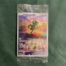 Pokemon TCG Twilight Masquerade Teal Mask Ogerpon Promo Card Factory Sealed - Image 1