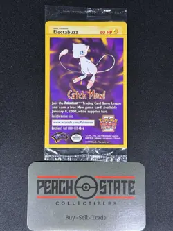 Sealed ELECTABUZZ # 2 Black Star Promo WB Movie Vintage WOTC Pokemon Card NM v5 - Image 1