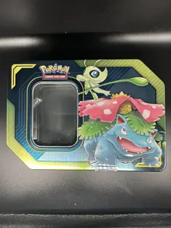 Celebi & Venusaur - GX Tag Team Tin - Team Up - Pokemon Tin - Empty - No Cards - Image 1