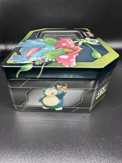 Celebi & Venusaur - GX Tag Team Tin - Team Up - Pokemon Tin - Empty - No Cards - Image 3