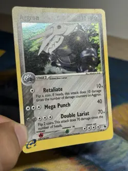 Aggron 1/109 Ex Ruby and Sapphire Base Holo Rare E Series Pokemon Card - Image 4