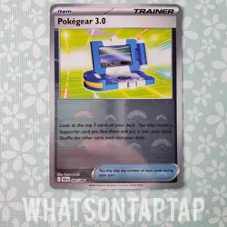 Pokemon Card Pokegear 3.0 084/086 Poke Ball Rare Scarlet Violet Black Bolt NM - Image 1