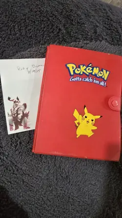 Pokemon Vintage Binder And Vintage Cards LP-MP - Image 1