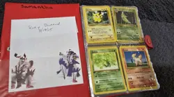 Pokemon Vintage Binder And Vintage Cards LP-MP - Image 2