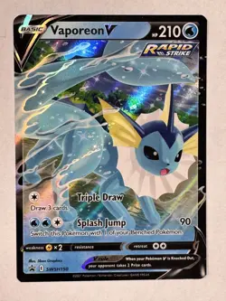Vaporeon V - - holo Promo - SWSH: Sword & Shield Promo Cards SWSH150 - Near Mint - Image 1