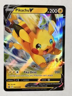 Pikachu V - - holo Promo - SWSH: Sword & Shield Promo Cards SWSH285 - Near Mint - Image 1