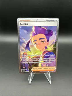 Pokemon TCG Kieran Sir 174/131 Prismatic Evolutions Holo Card NM - Image 1