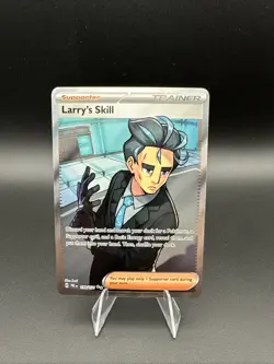 Larrys Skill 139/131 Prismatic Evolutions Full Art Trainer Pokemon TCG Card NM/M - Image 1