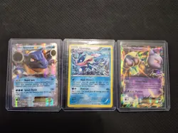 Mewtwo/Greninja/Blastoise/ XY Promos Near Mint Condition Cards - Image 1