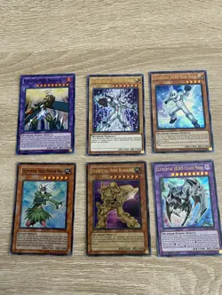 Yugioh Cards Elemental Hero Neos Bladedge Chaos Magma Poison Holos Set with Gift - Image 1
