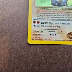 Brock's Rhydon 002/132 Pokemon Gym Heroes Holo Rare Card - Image 4