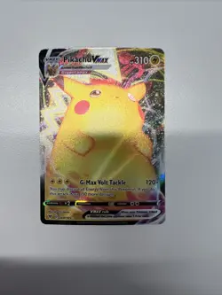 Pikachu Vmax 044/185 Vivid Voltage NM Full Art Ultra Rare Pokemon Card - Image 1