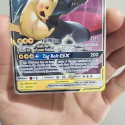 Pikachu & Zekrom GX 33/181 Sun & Moon Tag Team Pokemon Card - Image 3