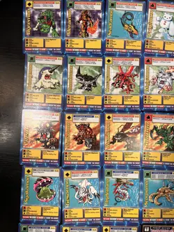 Digimon Bo Series 1+2 Near Complete Set(s) Card Game Lot(7) - 71/108 Cards 1999 - Image 2