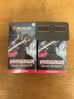 2X MTG Kamigawa Neon Dynasty Prerelease Pack Factory SEALED Magic the Gathering - Image 1