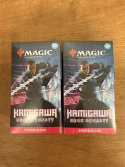 2X MTG Kamigawa Neon Dynasty Prerelease Pack Factory SEALED Magic the Gathering - Image 2