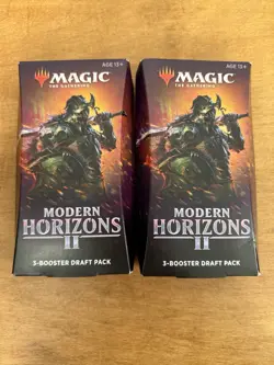 2X Lot Magic The Gathering Modern Horizons II 3-Booster Draft Pack New & Sealed - Image 3