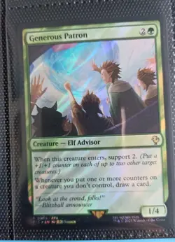 Generous Patron - Surge Foil - MTG Commander: Final Fantasy Magic the Gathering - Image 1