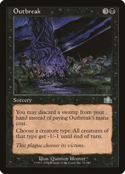 MTG Prophecy --- OUTBREAK --- Uncommon! NM! Magic the Gathering! - Image 1