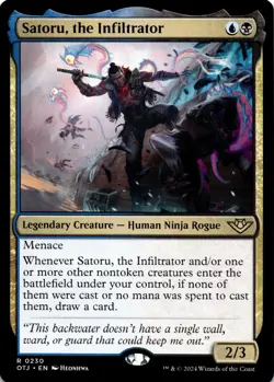 MTG Satoru, the Infiltrator (230) | NM | Outlaws of Thunder Junction {OTJ} - Image 1
