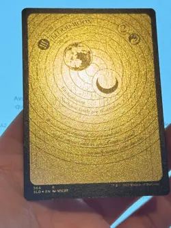 1X GOLD FOIL ETCHED Blood Moon Full Art NM MTG Magic Secret Lair MSCHF CEDH - Image 4