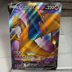 Pokemon TCG Charizard V SWSH050 SWSH: Sword & Shield Black Star Promo - Image 1