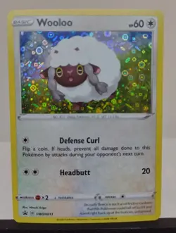 Pokemon SWSH Black Star Promo - Wooloo General Mills Cereal - SWSH011 - Holo NM - Image 1