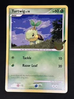 Pokemon TCG JUMBO Turtwig First Partner 25th Anniversary Celebrations 103/130 NM - Image 1