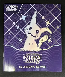Paldean Fates Player's Guide ETB Pokemon TCG Scarlet & Violet Elite Trainer Box - Image 1