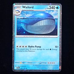 Wailord | 041/159 | Journey Together | Cosmos Promo | Pokemon TCG - Image 1