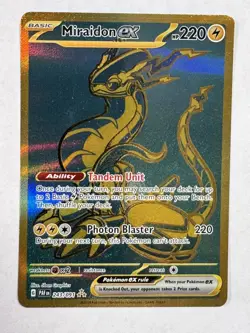 Miraidon ex - Hyper Rare - SV: Paldean Fates 243/091 - Near Mint Pokemon - Image 1