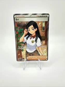Eri 136/131 Ultra Rare Prismatic Evolutions Pokemon TCG Mint NM - Image 1