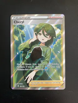 Pokemon TCG Cheryl 159/163 Full Art Trainer Battle Styles NM - Image 1