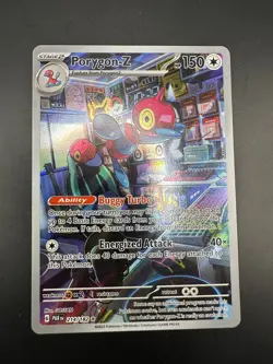 Pokemon TCG Porygon-Z 214/182 Paradox Rift Illustration Rare - Image 1