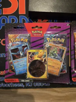 POKEMON TCG: BLISTER Booster Packs Lot Of 2 FOILS-Articuno-Zapdos-Tyranitar - Image 3