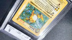 Pokemon Raichu #14 1st Edition HOLO Foil Thick Stamp Shadowless 1999 BGS 6 - Image 5