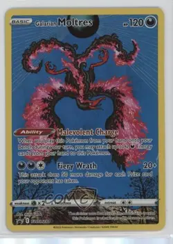 Galarian Moltres Pokemon Sword & Shield Black Star #SWSH284 - Image 1