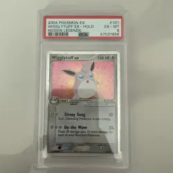 Pokemon EX Holo Wigglytuff 2004 Hidden Legends Series PSA 6 Graded - Image 1