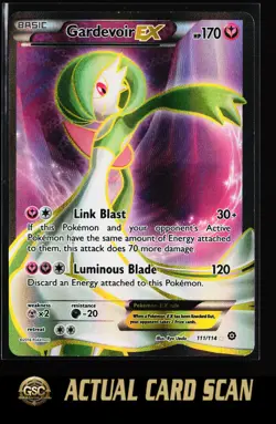 Gardevoir EX (Full Art) #111/114 Pokemon TCG XY - Steam Siege Ultra Rare - Image 1