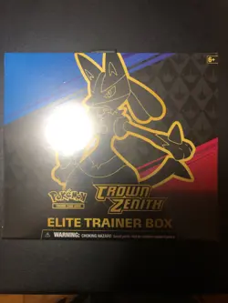 Pokemon TCG Crown Zenith Elite Trainer Box Factory Sealed 10 Booster Packs 820650851476 - Image 1