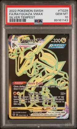 Rayquaza VMAX TG29/TG30 PSA 10 Pokemon Silver Tempest Trainer Gallery SecretRare - Image 1