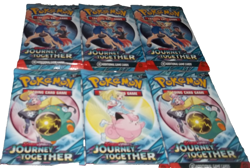 POKEMON SCARLET & VIOLET LOT (6) BOOSTER PACKS JOURNEY TOGETHER NISP - Image 2