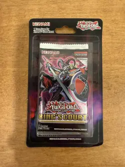 3X Yu-Gi-Oh Kings Court Blister Pack English Booster Edition 1st Ed - 3 Packs - Image 3