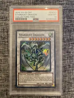 Yu-Gi-Oh Stardust Dragon CT07-EN021 2010 Collectors Tins VERY LOW POP (7) - Image 1