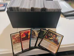 500 MTG Magic the Gathering Cards C/UC Bulk Collection Lot - No Land or Tokens - Image 1