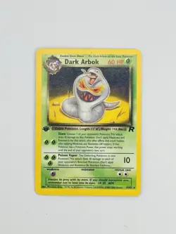 Dark Arbok 19/82 Rare Team Rocket 1st Edition Regular Pokemon TCG Card - Image 1