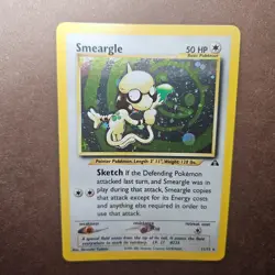 Smeargle 11/75 Pokemon Neo Discovery Holo Rare Card - MP - Image 1