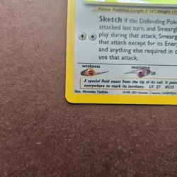 Smeargle 11/75 Pokemon Neo Discovery Holo Rare Card - MP - Image 4
