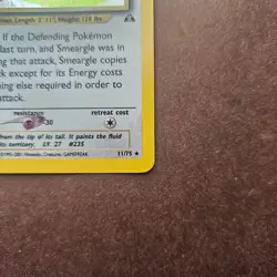 Smeargle 11/75 Pokemon Neo Discovery Holo Rare Card - MP - Image 5