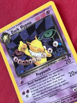 Dark Hypno 9/82 Holo Shiny Card Excellent Condition Pokemon (T76) - Image 3